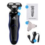 Rasoir électrique rechargeable Hommes Kit de toilettage appareil à raser Barbe en profondeur et sans irritation