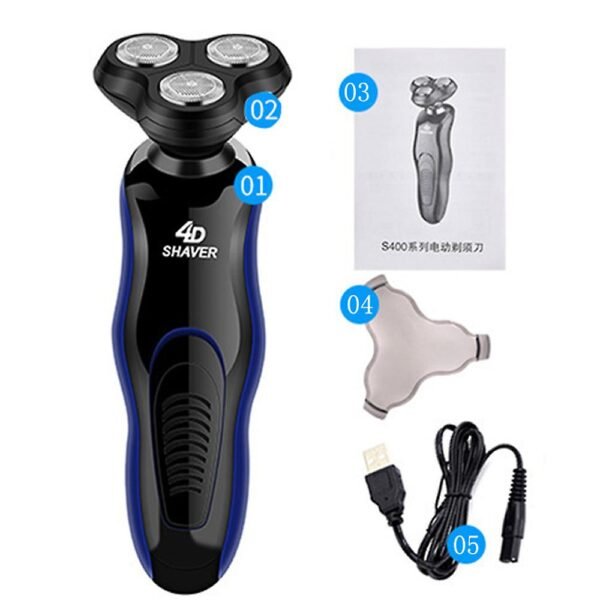 797398549 max Rasoir électrique rechargeable Hommes Kit de toilettage appareil à raser Barbe en profondeur et sans irritation