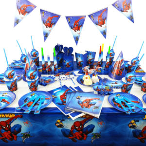 Pack Anniversaire surprise pour enfant Special fête express composé de guirlande gobelet assiette chapeau