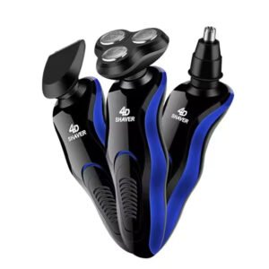 Rasoir électrique rechargeable Hommes Kit de toilettage appareil à raser Barbe en profondeur et sans irritation