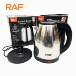 Bouilloire électrique automatique RAF 2 litres R.7816 – Acier inoxydable et sans fil – 1500 W