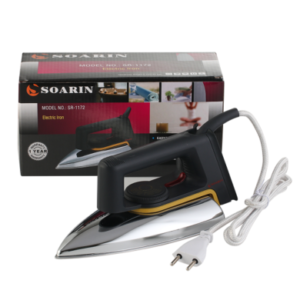 Fer à repasser électrique SOARIN 1000w en aluminium inoxydable