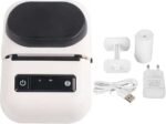 Imprimante de Reçus, mini imprimante Thermique avec Prise UE pour Connecter Plusieurs Appareils pour Centre Commercial