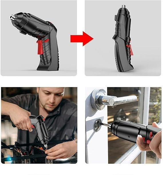 619x6V 10fL. AC SX569 Kit de Tournevis et Perceuse électrique sans fil 47pièces et de clés sans fil rechargeable