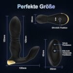 Vibromasseur sextoy pure Point G connecté sans fil avec chargement USB, plug anal étanche en silicone pour homme
