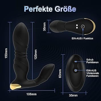 61FVFVGdfSL. AC SY355 Vibromasseur sextoy pure Point G connecté sans fil avec chargement USB, plug anal étanche en silicone pour homme