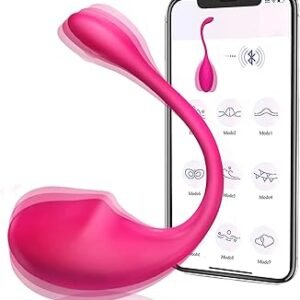 Sex toys femme Vibromasseur féminin à distance gode femme sex réaliste connexion Bluetooth de l’application Vibromasseur féminin clitoridien Vibromasseur 10 vibrations puissantes Sextoys femme sex