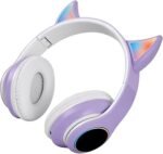 Casque sans Fil, Modèle hello kitty, Casque avec HiFi Idéal pour enfant et adolescents