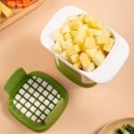 Decoupe frites - pommes de terre ,oignon, tomate, Salade en dés ondulés pratique pour légumes