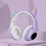 Casque sans Fil, Modèle hello kitty, Casque avec HiFi Idéal pour enfant et adolescents
