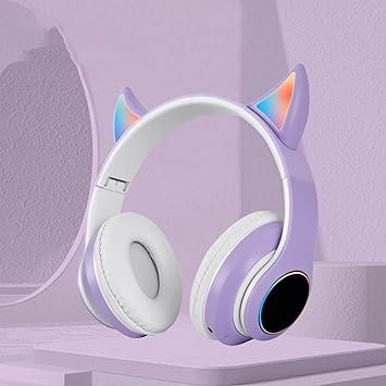 71MLMJ0RJWL. AC SY355 Casque sans Fil, Modèle hello kitty, Casque avec HiFi Idéal pour enfant et adolescents