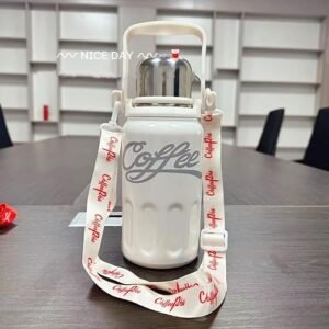 Gourde isotherme de grande capacité en acier inoxydable 316, gourde de sport portable pour l'extérieur