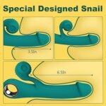 Vibromasseur pour femme - Jouets sexuels pour adultes - Vibromasseur pour point C et G - Jouets sexuels pour femmes avec 10 modes de vibration d'escargot et 10 modes de vibration de gode - SHOO BAM - Godes en silicone réalistes - Jouet adulte pour femmes et couples