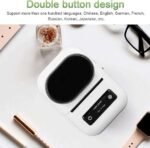 Imprimante de Reçus, mini imprimante Thermique avec Prise UE pour Connecter Plusieurs Appareils pour Centre Commercial