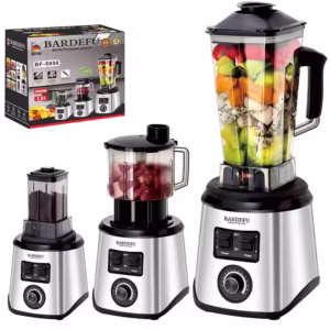 Moulinette BARDEFU BF-5040 9500W Smoothies Maker 3 en 1 Mélangeur Commercial Multifonction Robuste