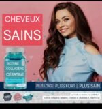 Gummies Biotine Collagène Kératine Multivitaminées pour Cheveux, Ongles et Peau – Fortification et Éclat en 14 Jours, 60 Bonbons Gélifiés
