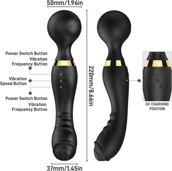Sextoy vibro double vibration stimulant de point G avec plus de 40 modes de vibrations