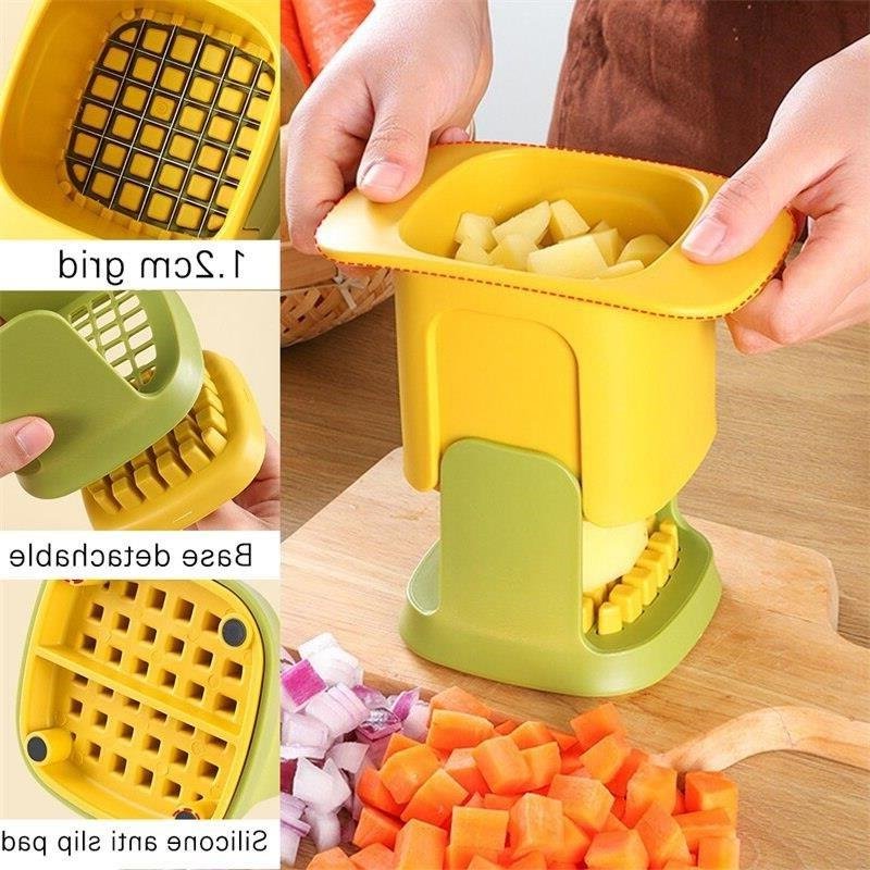 comm mm4oqt3nnrf8oh30 Decoupe frites - pommes de terre ,oignon, tomate, Salade en dés ondulés pratique pour légumes