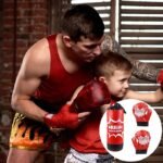 Sac de boxe pour enfants avec gants, sac de boxe professionnel et gants pour enfants | Outil d'entraînement physique en salle pour la coordination, la force, les coups de pied et les frappes
