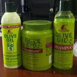 Gamme Olive oil pour le traitement des cheveux naturels ou défrisé