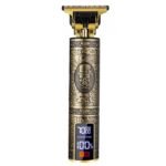 Tondeuse Rasoir électronique rechargeable Vintage haute précision avec affichage de niveau de charge
