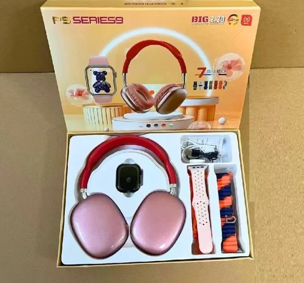 18500 124609 1 600x600 1 e1734975288306 Montre connectée SERIES9 avec Casque audio P9 P9 with Series 9 Smart Watch