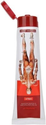 Crème anti-douleur, crème de massage 100g Vertèbres cervicales Crème pour les épaules et le cou Crème de massage anti-douleur (rouge)