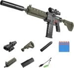 Soft Bullet Sniper Avec Viseur Blaster Automatique En Mousse 10 Balles, Pistolets Jouet HK416 DIY Pour Garçons De 6 À 13 Ans Cadeaux Pour Enfants Pour Anniversaire Halloween Noël