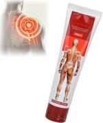 Crème anti-douleur, crème de massage 100g Vertèbres cervicales Crème pour les épaules et le cou Crème de massage anti-douleur (rouge)
