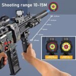 Soft Bullet Sniper Avec Viseur Blaster Automatique En Mousse 10 Balles, Pistolets Jouet HK416 DIY Pour Garçons De 6 À 13 Ans Cadeaux Pour Enfants Pour Anniversaire Halloween Noël