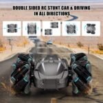 Voiture de cascade de dérive rotative version RC pour enfants, résistante et de rotation à 360° , voiture tout-terrain, modèle de véhicule de course.
