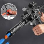 Soft Bullet Sniper Avec Viseur Blaster Automatique En Mousse 10 Balles, Pistolets Jouet HK416 DIY Pour Garçons De 6 À 13 Ans Cadeaux Pour Enfants Pour Anniversaire Halloween Noël