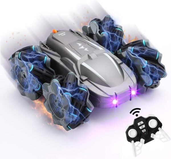 71TIxq UhXL. AC SL1500 Voiture de cascade de dérive rotative version RC pour enfants, résistante et de rotation à 360° , voiture tout-terrain, modèle de véhicule de course.