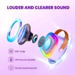 Microphone sans fil pour touristes, machine de karaoké, Bluetooth, haut-parleur PA, système KTV DSP, son stéréo HIFI, lumières LED colorées RVB, cadeaux, K12