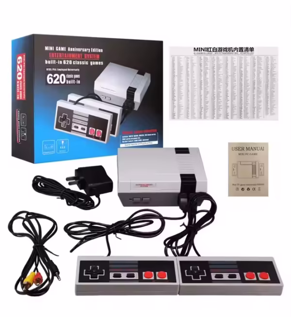 Console de jeu vidéo rétro classique 8 bits édition anniversaire mini-jeu 621 620 console de jeu sortie TV AV consoles de jeu pour Nintendo NES