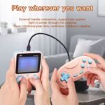Console de jeu portable G5 de nouvelle conception 500 en 1 Console de jeu classique Écran couleur Machine de jeu rétro avec écran de 3,0 pouces