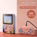 Console de jeu portable G5 de nouvelle conception 500 en 1 Console de jeu classique Écran couleur Machine de jeu rétro avec écran de 3,0 pouces