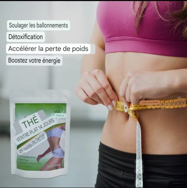Thé minceur dégraissant ventre plat détox silhouette affinée sans diarrhée 5g×20sachets