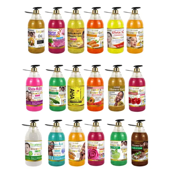Gel douche 2lites ultra gommant pour tout type de peau boîte de