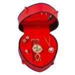 Ensemble de montres pour femmes, mode dames, Bracelet, pendentif, boucles d'oreilles, collier, costume, montre à Quartz, boîte cadeaux d'amour