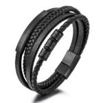 Bracelet homme en cuir