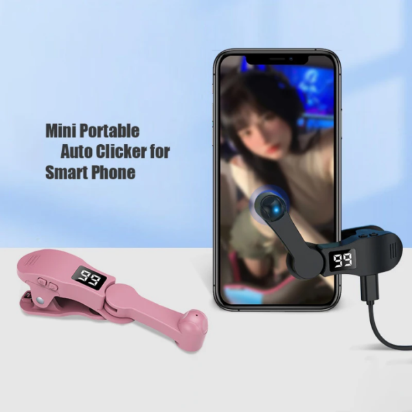 Tapoteur de live avec écran Clicker automatique d'écran, simulation de doigt, pour applications de téléphone intelligent, vidéo Tik Tok, Gadget de Streaming en direct, écran de jeu, dispositif tactile