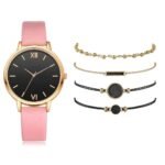 Ensemble bracelet montre en trois couleurs