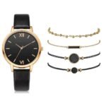 Ensemble bracelet montre en trois couleurs