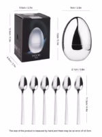 Ensemble de Couverts de Luxe en Acier Inoxydable, Cuillère et Fourchette, Style Occidental, Élégant, Rétro, pour la Décoration de la Maison