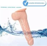 Gode Vibro-masseur pour Femme Point G Gode Vibromasseur Réaliste Pénis Large pour Point G avec Télécommande,Gode Anal Ventouse pour Femme et Homme