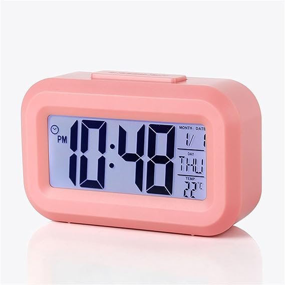 Horloge de Table Rétro Éclairées Horloge Bureau Offre Spéciale Alarme Numérique Horloge Bureau Rétro Éclairage Snooze Muet Calendrier Bureau Décoration Murale Chambre Coucher