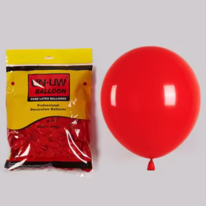 Ballon en latex de forme ronde de 12 pouces 2.8g ballons standard rouge mat Spécial st valentin pour la décoration de fête d'anniversaire