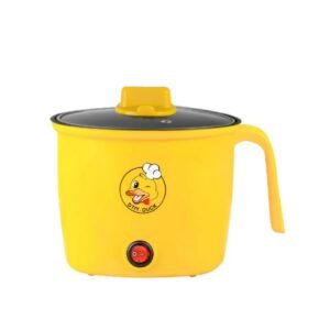Marmite, casserole et Poêle électrique de voyage Hot Pot Noodle Cook 1.5 L Petit Multi Electric Hot Pot Cooker Antiadhésif Mini Electric Cooking Pot