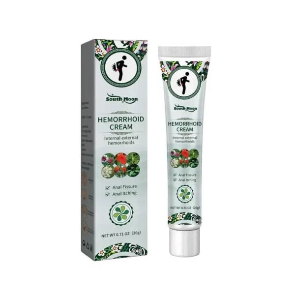 Crème pour hémorroïdes - Crème pour soulager les hémorroïdes et les fissures, Crème de traitement naturelle pour les hémorroïdes, Crème pour éliminer le traitement des hémorroïdes, Soulagement à action rapide des démangeaisons et des brûlures externes